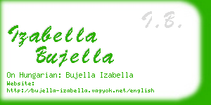 izabella bujella business card